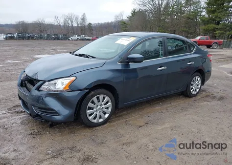 2014 Nissan Sentra Sv from USA, damaged, VIN 3N1AB7AP0EY228017